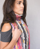 African Rainbow Scarf - Reversible