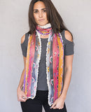 African Rainbow Scarf - Reversible