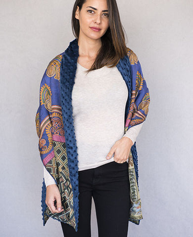 African Textiles Shawl - Reversible