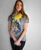Nature's Fantasy Shawl Pom Pom