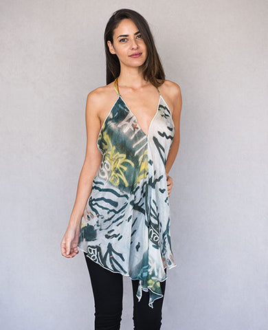 Soho Graffiti Scarf Top - Available this Winter