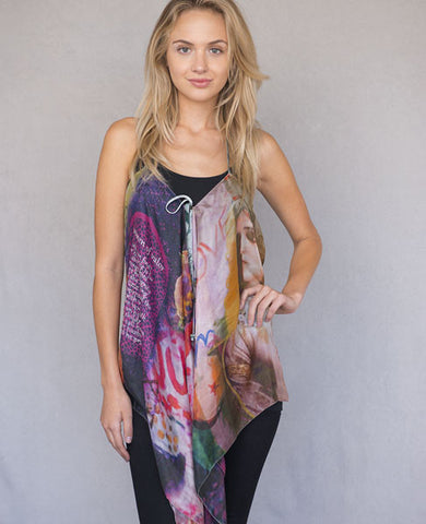 Women of Valor Halter Scarf Top